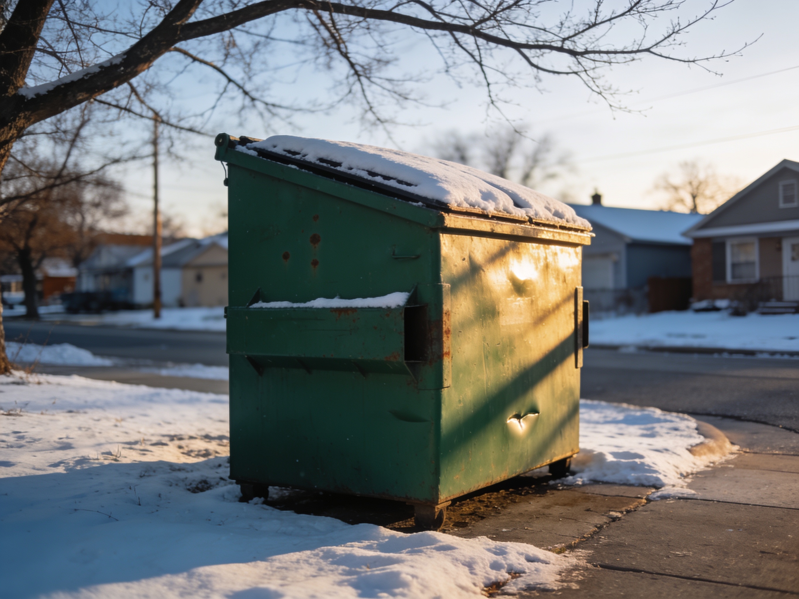 Winter Dumpster Placement in Toledo